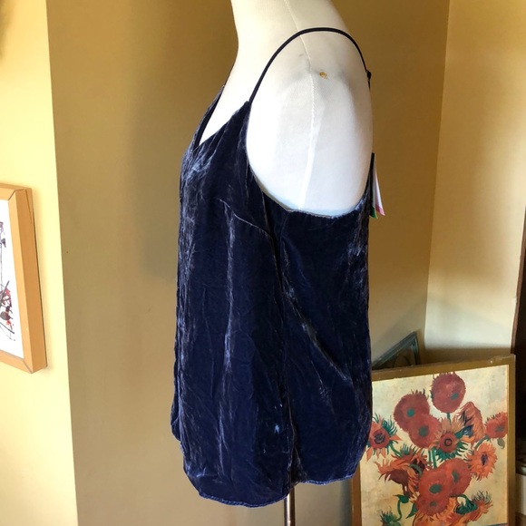 LILLY PULITZER size MEDIUM Dusk Velvet Top Tank Spaghetti strap Sexy $88 NEW - Picture 5 of 9